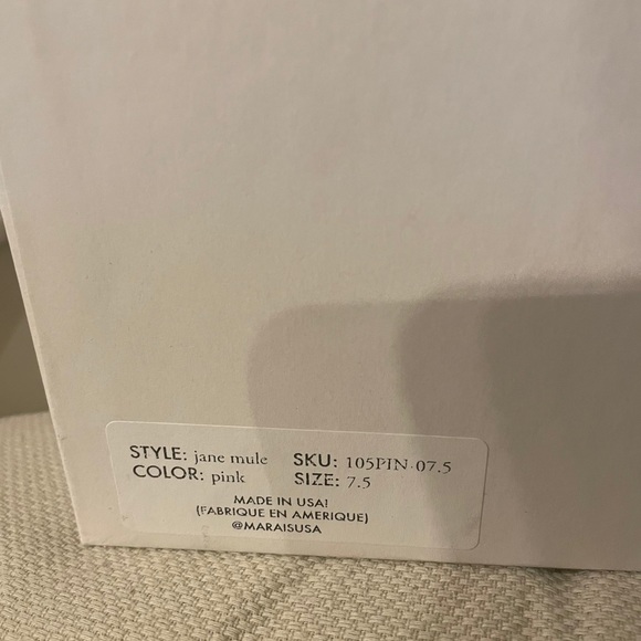 For Love & Lemons Pink Jane Mule NWT 7.5 - Picture 2 of 2